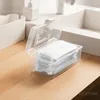 저장 상자 마스크 상자 휴대용 가정용 미용 마감 뚜껑 투명한 선 드라이 아티팩트 젖은 조직
