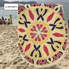 Asciugamano Soarin Stampato Round Beach per gli adulti Toalla Playa Grande Verifica coperte Manta Telo Mare da Spiaggia