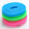 Nylon Anti Slip à linge Certes à linge Vêtements de vent Drying Rope Travel Claies Lisciens de linge Portable Launchage Hangle Hôtel de camping extérieur intérieur W0262