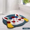 Carpets Tufted Bathroom Mat Soft Fluffy Cartoon Rug Kids Bedroom Carpet Door Floor Anti Slip Pad Aesthetic Home Warm Decor