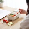 Dîgle 850/1100 ml de blé Paille Japonais Boîte à lunch japonaise Recage / carré BPA BOXES Bento Free for Student Portable Storage Container