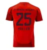 24 25 Bayerns Munchens Kit Jersey FC Bayerns Classic Jersey, haut de qualité courte, chemise sportive de marque, T-shirt de marque adulte et pour enfants Musiala Muller Sane