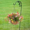 Decorative Flowers Simulation Outdoor Decor Bride Bouquet Wedding Hanging Baskets Yard Plant Garden Pendant Pot Hanger