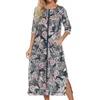 Robes décontractées Femmes longues robe de nuit de robe printemps été lâche confortable maison enceinte lactation féminine vêtements de nuit