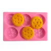 Baking Moulds Easy Release Cookie Mold Round Versatile Silicone Molds Square Star Heart Shapes Food Grade For Fondant