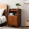 Oreiller simple table de chevet moderne chambre en bois massif en bois solide