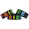 Pulseira de arco -íris de silicone 13 Design LGBT Party Favor Favory Pulseira Colorida Pride Pulseiras DHL DIGNIAÇÕES GRATUITAS S S S