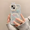 Wave Monster Apple 14 Bracelet iPhone 12 Chain 13 Cinnamon Dog Stand 15 Spring and Summer Phone Case