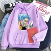 Męskie bluzy bluzy Japonia Anime Bleach Bluach Men Grimmjow Jaegerjaquez HARAJUKU Split Face Manga Strtwear Plus Size Women Casual Bluza T240510