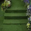 Decorative Flowers Artificial Turf Grass Lawn Realistic Synthetic Mat Indoor Outdoor Garden Landscape Balcony For Pets Fake Faux Rug Home