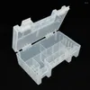 Storage Bottles Multipurpose Drawer Organizers Hard Plastic Clear Case Cover Holder / Battery Box Desk Organizer Home