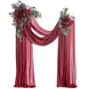 Fiori decorativi fiore artificiale rosa matrimonio background kit arco (confezione di 4) decorazione da fondo disposizione a fila