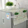 Förvaringspåsar Florid kylskåp täcker tyg steg med väska elektriskt damm spets 2 färg
