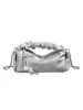 Hobo 2024 Sacs en argent sacs à main sous les bras Elegant Lady Chinses Style épaule crossbody Dumpling Hobos Clutch Purse 5colors