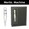 Original Merlin Permanent Makeup Machine Tattoo Eyebrow Pen with Needles and Plug Make Up Cosmetic Kit 240510