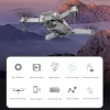 KDBFA 2023 NIEUW E88 PRO: WIFI FPV -drone met groothoek HD 4K/1080P -camera, hoogtegraad, opvouwbaar ontwerp - Ideaal RC Quadcopter -geschenk