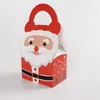 Wrap regalo 16 Styles Baschetta per imballaggio natalizio Borsa portatile Cartoon Colorful Babbo Natale Custodia Candati Biscuiti Biscuits Nut Wapping Contene