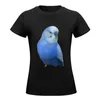 Polos Blue Budgie Parakeet Lovers Design T-shirt Vêtements d'anime T-shirts femme mignonnes