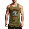 Men's Tank Tops LOS POLLOS Hermanos Funny Printed Sport Vests Gym Bodybuilding Sleeveless Workout Mens Fitness Muscle Running Shirts