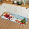 Carpets Christmas Kitchen Tapis chambre Entrée Dororrug 3D Modèle de maison Décoration de sol de la maison Salle de bain Tapis