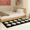 Carpets French Tufting Geometric Living Room Carpet Bedroom Tapis Soft Halway Halway Area Pled Mat Mat à sol