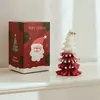5pcs velas vela de natal decoração Diy Christmas Tree Candle Gift Box Set Ano Novo Presentes Decorações de Natal para casa