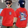 Garçons en coton Tshirt Japon Cartoon d'été Girls imprimés Tees Enfants à manches courtes Tops Vêtements de haute qualité 2024 240430