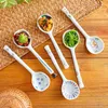 Spoons 6-piece Set Japanese Ceramic Small Spoon Household Soup Mixing Cute High Color Value Ins Rough Pottery