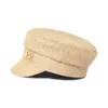 ファッショナブルな女性の男の子帽子ビッグヘッドラウンドレディースストローハット240507