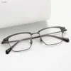 Optical Eyeglasses For Men Women Retro Designer GMS-640TS Fashion Sheet Glasses Titanium Frame Detailed Elasticity Square Style Anti-Blue Light Lens Plate With