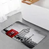 Tapijten Tower of London UK Big Ben Floor Mat Toegang Deur Woonkamer Keuken Tapijt niet-slip tapijt Tapijt Badkamer Doormat Home Decor