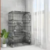 Cat Carriers Cage Villa huishouden binnenshuis klein huis met toilet en grote vrije ruimte