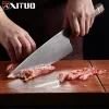 Chef Knife Kitchen Knife Cleaver Butcher Knife Japanese Damascus VG10 Steel Octagonal Stabilized Wood Handle Sharp Cooking Knife