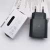 45W Super Fast Charger met 5A Type-C kabelwand opladen voor Samsung Galaxy S23/S22 Ultra door retailpakket