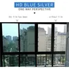 Autocollants de fenêtre Top Film de miroir à sens unique PVC PVC Auto-adhésif Reflectif Solar Intimité Tint pour Gray Sliver Grey Verre