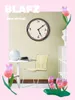 Wall Clocks Home fashion wall clock Korean graffiti cartoon art mute clock table painting block meter box wall clock