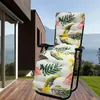 Yastık şezlong sounge s dış mekan rahat çiçek baskılı güneş şezlong pedi yerçekimi sandalye yok