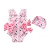 Schattige fruitdiervorm baby eendelige zwembroekwimming cap voor babymeisjes baby jongens zomer zomers baby peuter water sport kleding 240507