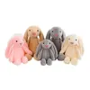 Gevulde paashaas 12inch 30 cm pluche speelgoed Creative Doll Soft Long Ear Rabbit Animit Kids Baby Valentijnsdag Verjaardag 1228