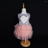 Girl Dresses Flower Boy Wedding Dress Children's Fluffy Gauze Fashionable Princess