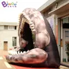 Utomhusevenemang reklam Uppblåsbara hajbågar inflation djur välvd dörr spräng upp havet båge för festdekoration med luftblåsare leksaker sport