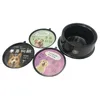 Coppe usa e getta cannucce 50pcs netta Red Creative Pet Dog Bowls forma dessert valentino cani single gelati gela