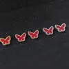Örhängen går ut musthave kvinnor första valfjärilar örhängen för trendig populär ljus lyx med vanligt vanly