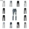 designer maschili am jeans purples pantaloni jeans per uomini strappati pentagram patchwork per tende brand motocicletta pantalone maschile skinny abbigliamento religione robin