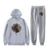 Loreen Merch 2 pièces Sets TrackSuit Sweat-shirt à capuche + pantalon Pullover Sweat à sweat Suit Ropa Hombre Casual Men Vêtements