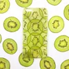 Dekorative Blumen 5pcs gepresst getrockneter Kiwi Scheiben Obstpflanzen Herbarium für Schmuck Postkarte Einladungskarte Telefon Hülle Lesezeichen Making DIY
