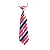 Abbigliamento per cani 100pc/lotto 4 luglio grandi legami rosso/bianco/blu cravatte per animali domestici per la giornata di toelettatura