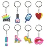 Keychains Lanyards New Cosmetics Series Keychain Keychain Key Chain pour Kid Boy Girl Party Favors Couple Couple Chains de sac à dos Femme Femme Sui Oti3K