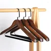 Hangers 360 Roterende houten pakhanger met haakkast multifunctionele niet-slip kleding voor slaapzalen appartement klein