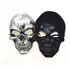 Ghost Erwachsene Gold Plastik Horrormaske Sier Skull Face Unisex Halloween Maskerade Party Masken Prop Fy3786 S s